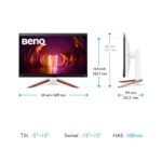 BenQ MOBIUZ EX3210U 32-inch 4K HDR 144 Hz FreeSync IPS Gaming Monitor 1