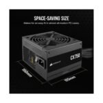 Corsair CX SERIES CX750 750 Watt 80 Plus Bronze Power Supply CP-9020279-IN 1