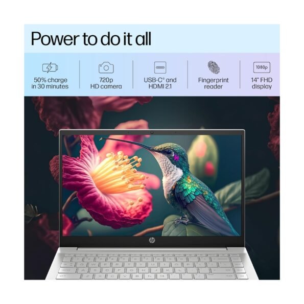 HP Pavilion, 12th Gen Intel Core i5-1235U, 16GB DDR4, 512GB SSD, 14-inch(35.6cm) - dv2014TU
