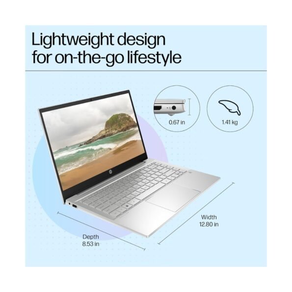 HP Pavilion, 12th Gen Intel Core i5-1235U, 16GB DDR4, 512GB SSD, 14-inch(35.6cm) - dv2014TU