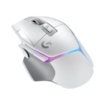Logitech G502 X Lightspeed Plus Wireless RGB Gaming Mouse, White