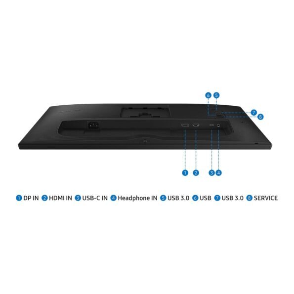 Samsung 24-inch(60.46cm) FHD IPS Panel Monitor LS24A400UJWXXL, Black