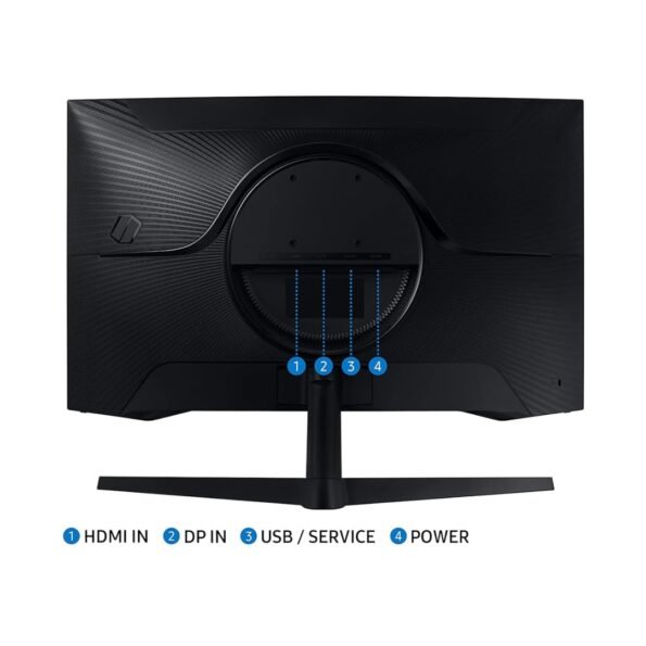 Samsung 27-Inch(68.5Cm) Odyssey G5 Gaming, QHD 2K 165Hz 1Ms 1000R Curved LCD Monitor Ls27Ag550Ewxxl, Black