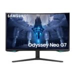 Samsung 32-Inch (80cm) 4K UHD Odyssey Neo G7 Gaming 165 Hz 1ms Curved Monitor LS32BG750NWXXL, Black