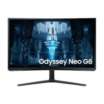Samsung 32-Inch(80cm) 4K UHD Odyssey Neo G8 Gaming 240 Hz 1ms Curved Monitor LS32BG850NWXXL, Black