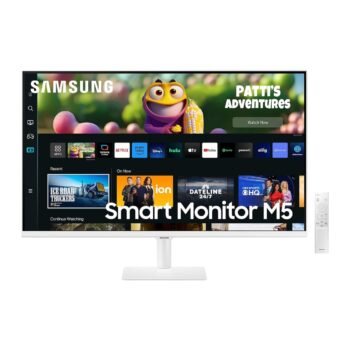 Samsung 32-Inch(80cm) M5 FHD Smart Monitor LS32CM501EWXXL, White