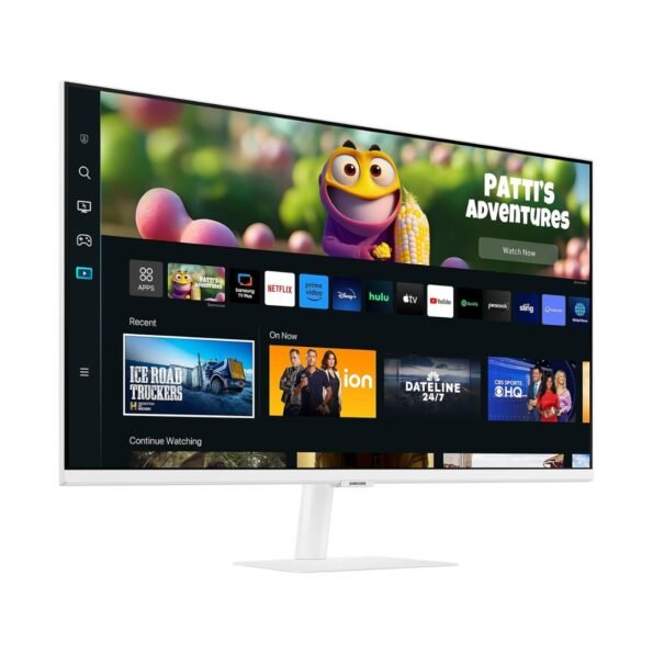 Samsung 32-Inch(80cm) M5 FHD Smart Monitor LS32CM501EWXXL, White