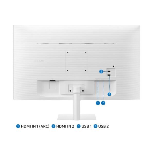 Samsung 32-Inch(80cm) M5 FHD Smart Monitor LS32CM501EWXXL, White