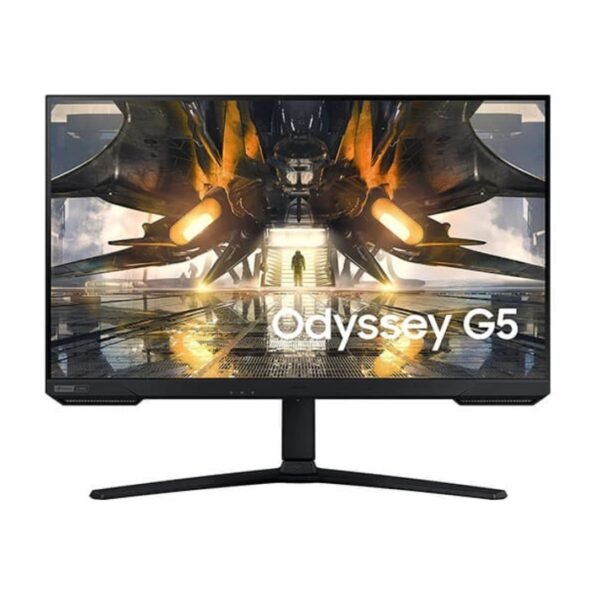 Samsung 32-inch(80cm) 2K QHD Odyssey G5 IPS Gaming 165Hz 1ms Flat Monitor LS32AG520PWXXL, Black