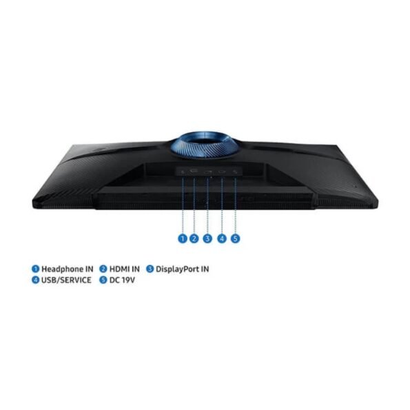 Samsung 32-inch(80cm) 2K QHD Odyssey G5 IPS Gaming 165Hz 1ms Flat Monitor LS32AG520PWXXL, Black