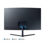 Samsung 32-inch(80cm) 3840 X 2160 Pixels 4K UHD, 1500R Curved Monitor LU32R590CWWXXL, Dark Blue Gray 1