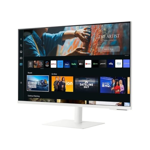 Samsung 32-inch(80cm) LED M7 4K UHD Smart Monitor LS32CM701UWXXL, White