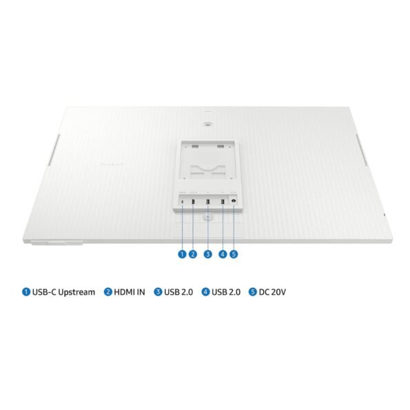 Samsung 32-inch(80cm) LED M7 4K UHD Smart Monitor LS32CM701UWXXL, White