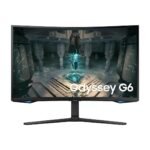 Samsung 32-inch(80cm) Odyssey G6 Gaming 2K QHD 240Hz 1ms GTG 1000R Curved Monitor LS32BG650EWXXL, Black 1