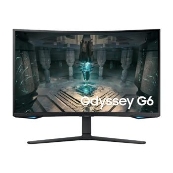 Samsung 32-inch(80cm) Odyssey G6 Gaming 2K QHD 240Hz 1ms GTG 1000R Curved Monitor LS32BG650EWXXL, Black