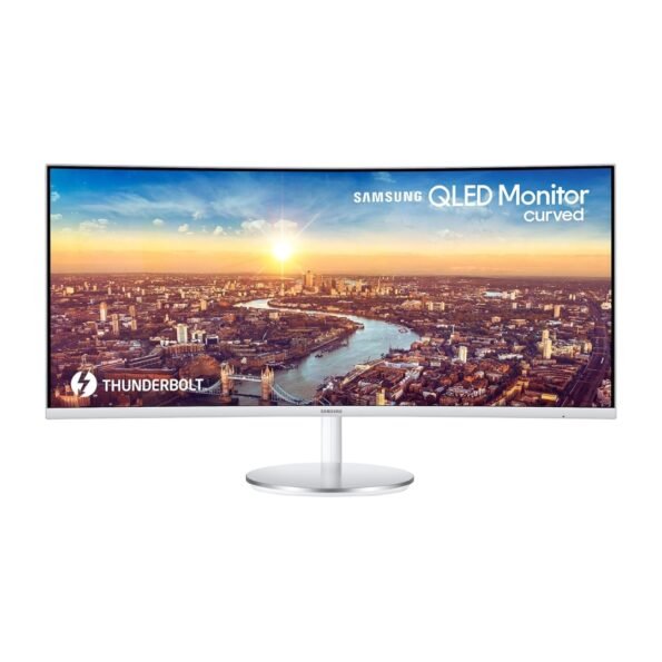 Samsung 34-inch(86.4cm) LED 2K WQHD VA Panel Curved Monitor LC34J791WTWXXL, Gray
