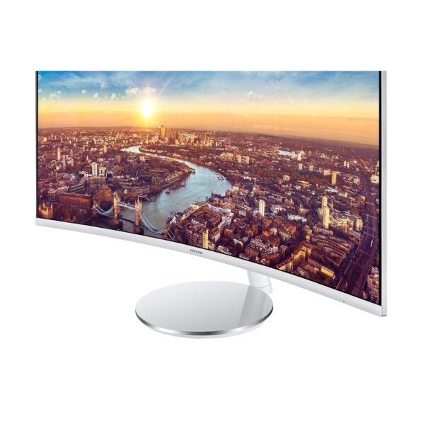 Samsung 34-inch(86.4cm) LED 2K WQHD VA Panel Curved Monitor LC34J791WTWXXL, Gray
