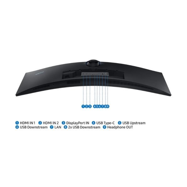 Samsung 49-inch(123.8cm) Ultra-Wide Dual QHD Monitor LS49A950UIWXXL, Black