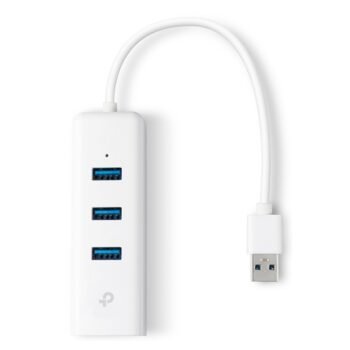 TP-Link UE330 USB 3.0 3-Port Hub & Gigabit Ethernet Adapter 2 in 1 USB Adapter