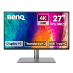 BenQ PD2725U 27" 4K UHD HDR Designer Monitor – Thunderbolt 3, 100% sRGB, 95% DCI-P3
