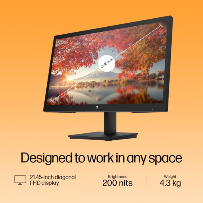 HP V22v G5 FHD Monitor,21.45inch(54.5 cm) - Image 2