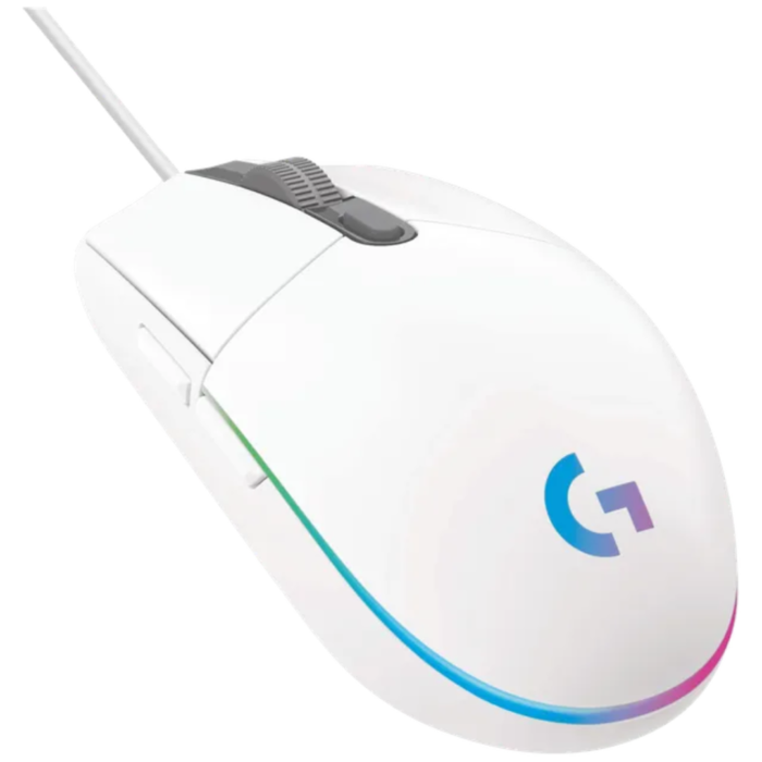 Logitech G203 Wired Gaming Mouse - White - Image 2