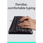 Logitech MK120 Wired USB Keyboard and Mouse Set - Image 2