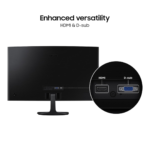Samsung LS24D362GAWXXL 24″ Curved Full HD Monitor – 1800R, 100Hz, 4ms - Image 3
