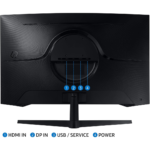 Samsung LS32CG550EWXXL 32 inch Odyssey G5 QHD Gaming Monitor - Image 3