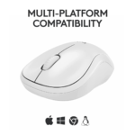 Logitech M240 Silent Bluetooth Mouse- Off White - Image 3
