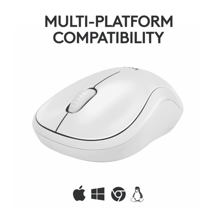 Logitech M240 Silent Bluetooth Mouse- Off White - Image 3