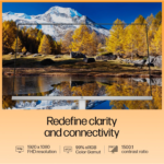 HP Series 5 23.8 inch FHD Height Adjust Monitor-524sh,23.8inch(60.5cm),FHD(1920 x 1080) - Image 3