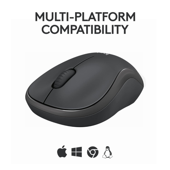Logitech M240 Silent Bluetooth Mouse-Graphite - Image 4
