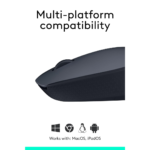 Logitech M170 Wireless Mouse - Black - Image 4