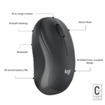 Logitech M240 Silent Bluetooth Mouse-Graphite - Image 5