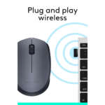 Logitech M170 Wireless Mouse - Black - Image 5