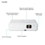 Epson CO-W01 WXGA Video Projector - Image 5