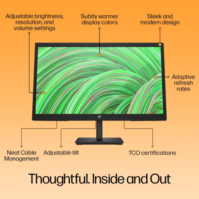 HP V22v G5 FHD Monitor,21.45inch(54.5 cm) - Image 6