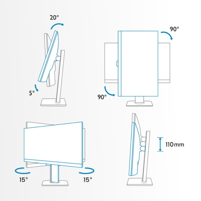 BenQ PD2705U 27" 4K UHD HDR Designer Monitor – USB-C, 99% sRGB, KVM Switch - Image 6