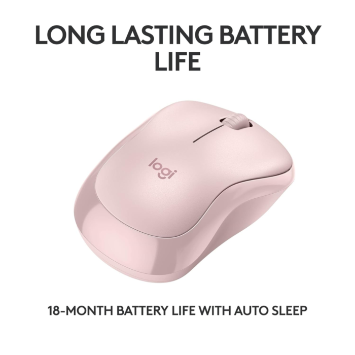 Logitech M240 Silent Bluetooth Mouse- Rose - Image 2
