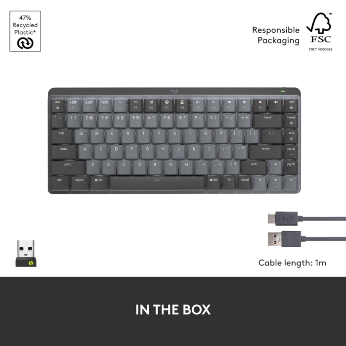 Logitech MX Mechanical Mini Wireless Keyboard - Illuminated - Image 7