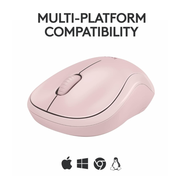 Logitech M240 Silent Bluetooth Mouse- Rose - Image 4