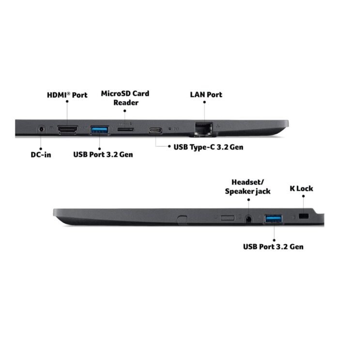 Acer Intel Celeron Dual Core N4020 - (4 GB, 128 GB SSD, Windows 11 Home) TMB311-31 Notebook  - UN.VNFSI.020 - Image 3