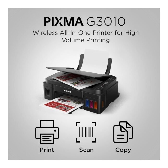 Canon PIXMA MegaTank G3010 All-in-One Wireless Ink Tank Colour Printer - Image 3