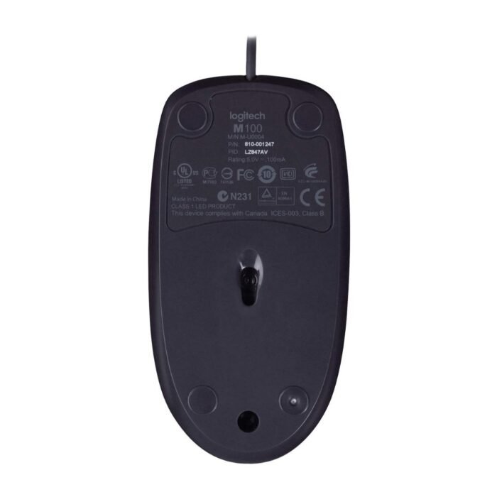 Logitech B100 Wired USB Mouse - Image 4