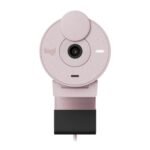 Logitech BRIO 305 Business Webcam, Rose, Off White, Graphite