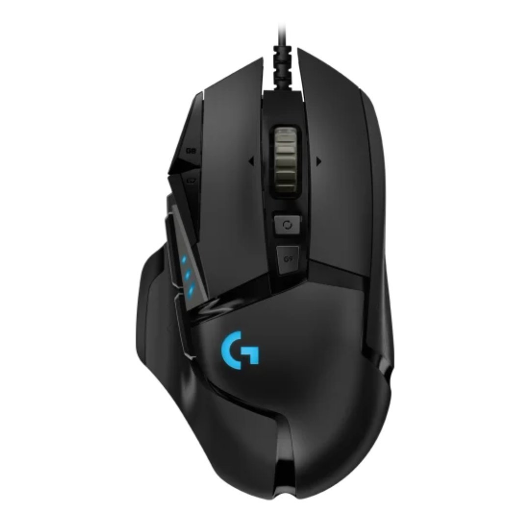 Logitech-G502-Hero-High-Performance-Wired-USB-Gaming-Mouse-1-1.jpg Logitech G502 Hero High Performance Wired USB Gaming Mouse - Image 1