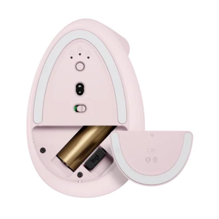 Logitech Lift Vertical Ergonomic Wireless Mouse-Rose - Image 3