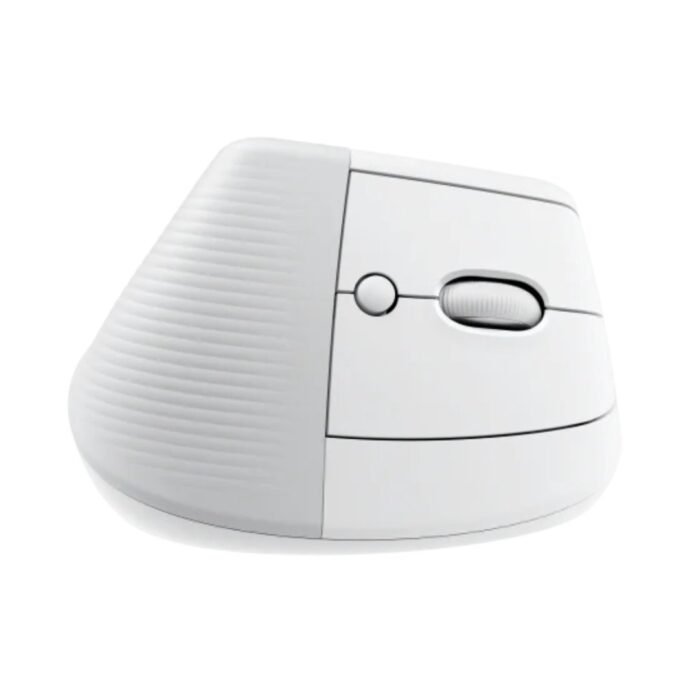 Logitech Lift Vertical Ergonomic Wireless Mouse-Pale Grey - Image 2