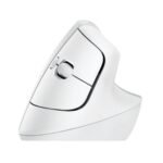 Logitech Lift Vertical Ergonomic Wireless Mouse-Pale Grey - Image 5